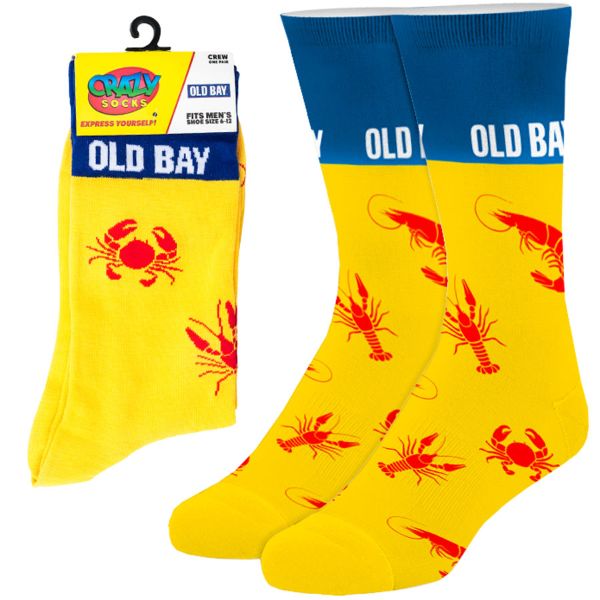 Old Bay Mens Crazy Socks | A&A Global Industries