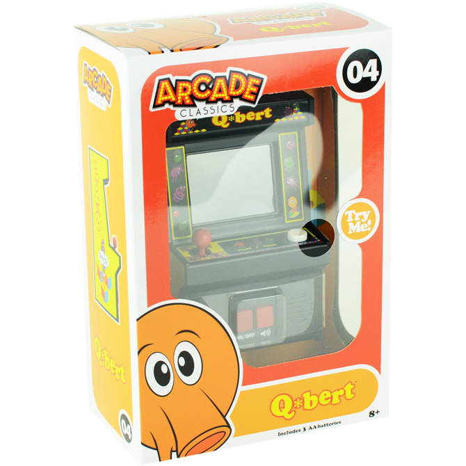 Q Bert Mini Arcade Game A A Global Industries