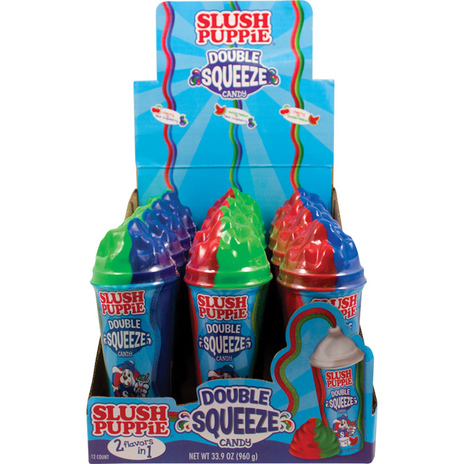 Slush Puppie Double Squeeze Candy Display Box Aanda Global Industries 9878