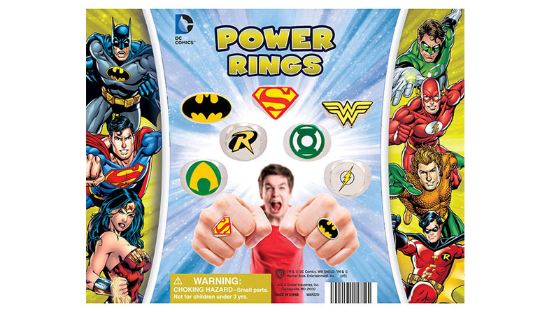 DC Comics Superhero Power Rings