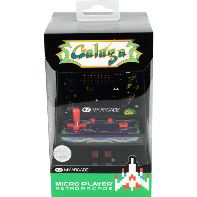 micro player galaga