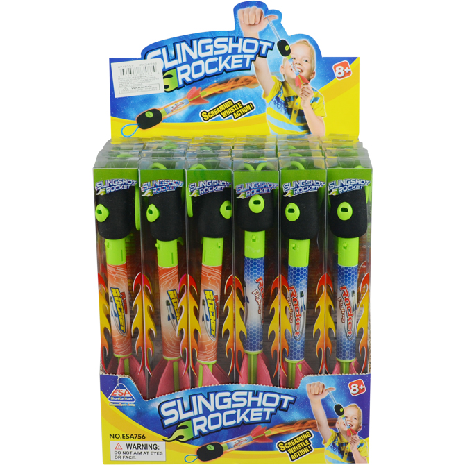 light up slingshot rocket