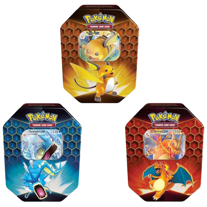 Pokemon Hidden Fates Tin Assorted Characters