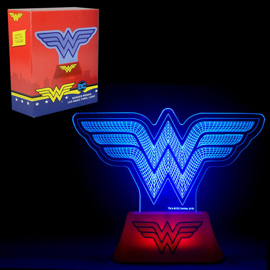 Download 1255 Free Shipping Awesome Wonder Woman 3d Led Lamp Sculpture Art Collectibles Seasonalliving Com